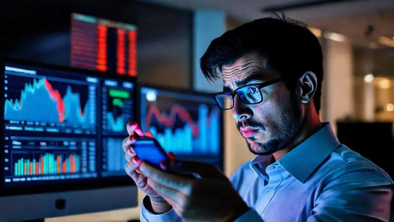 Gráficos financieros confunden en un entorno limpio