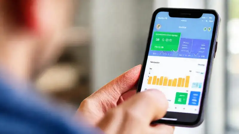 Cómo estimar mejor los gastos en aplicaciones para presupuesto Una app financiera organizada y visualmente atractiva