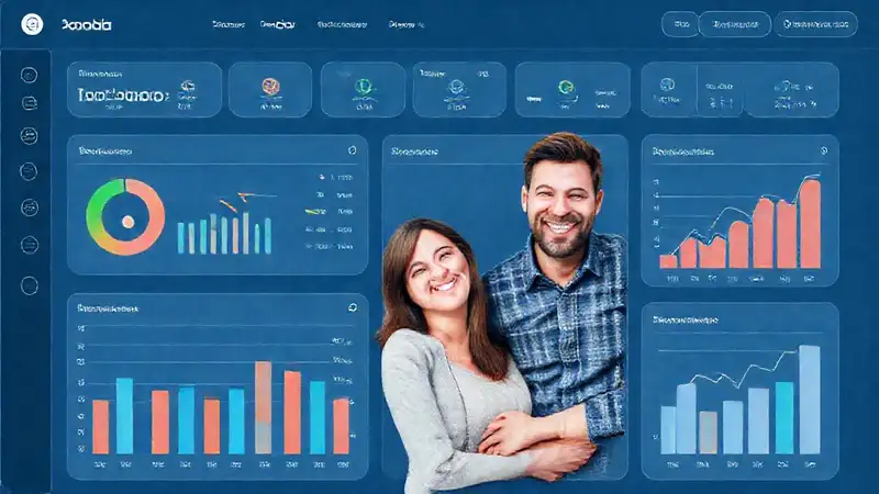 Gestión financiera familiar exitosa y optimista