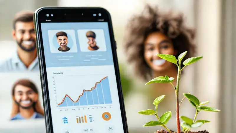 Aplicación moderna inspira crecimiento y aprendizaje