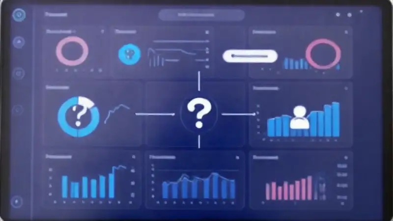 Aplicación financiera: datos visuales informativos