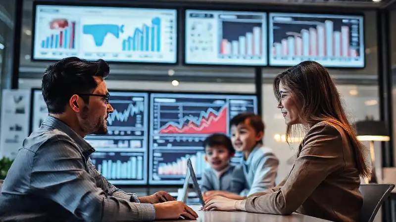 Oficina moderna: crecimiento y confianza profesional