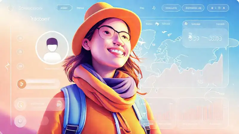 Viaje futuro optimista y digitalizado