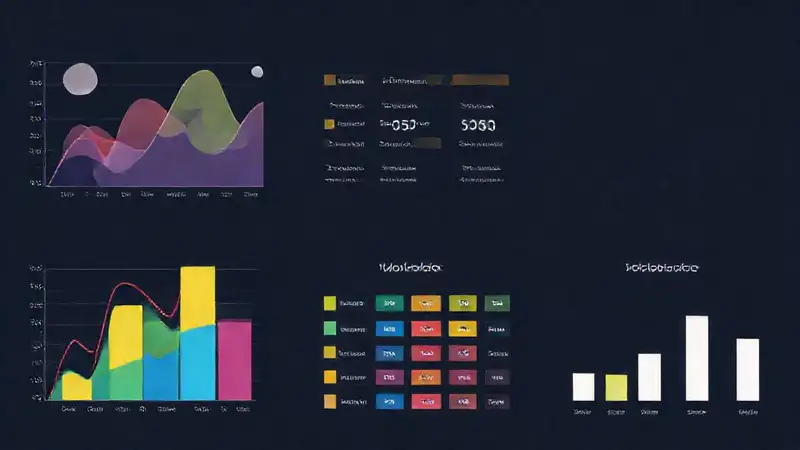 Visuales abstractos comparan precios y niveles