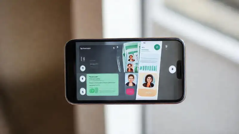 Amigos modernos usan el teléfono para dividir
