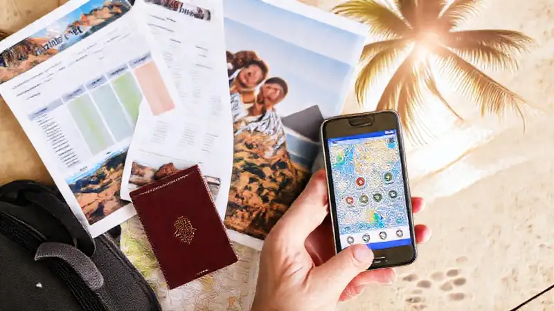 Planifican un viaje en la playa