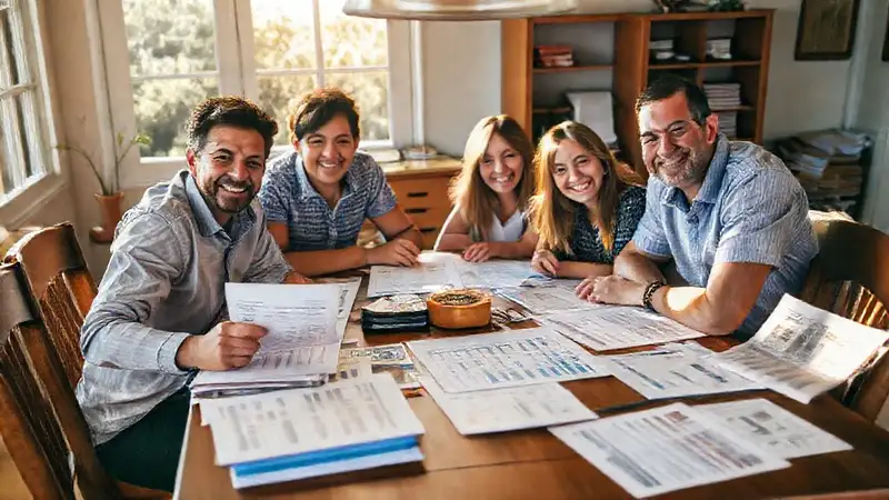 Qué información se requiere para crear un presupuesto familiar efectivo Una familia planea un futuro financiero