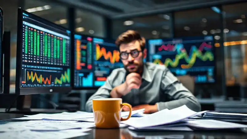 Oficina moderna, trabajo flexible y confusión digital