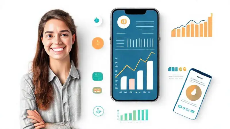 Gráficos financieros modernos transmiten confianza y éxito