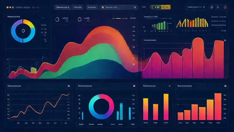 Visualizaciones de datos profesionales y vibrantes