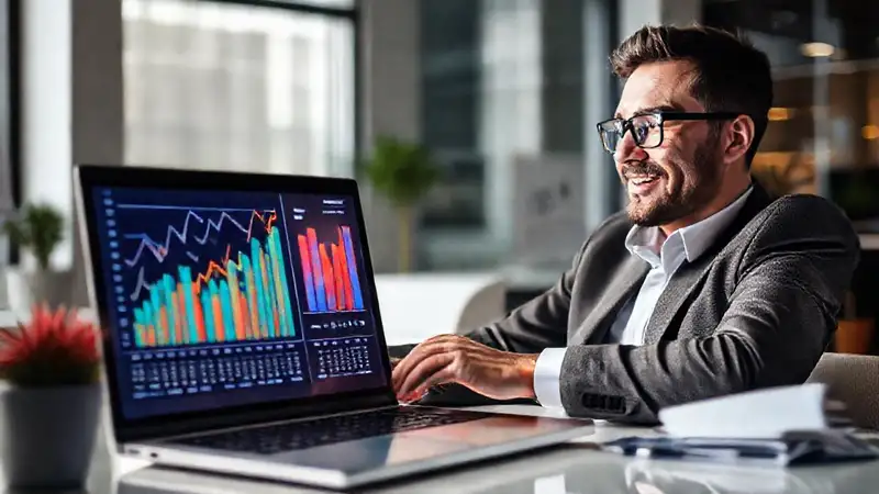 Cómo ajustar el presupuesto en base a previsiones con software Análisis financiero optimista en la oficina