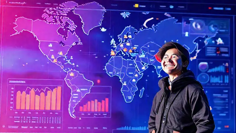 Mapa digital muestra viajes felices