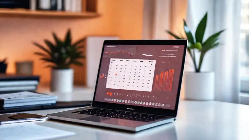 Un espacio de trabajo minimalista, visualmente calmado