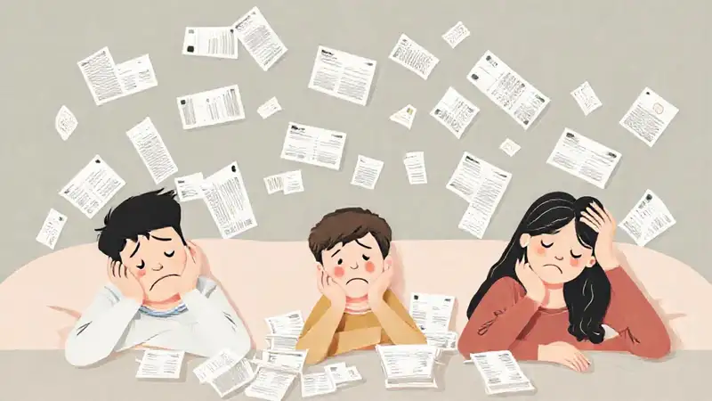 Familia preocupada busca un futuro mejor