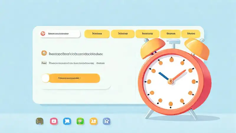 Una app de calendario digital vibrante