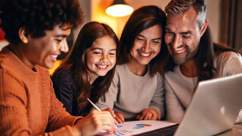 Planificación digital familiar y financiera exitosa