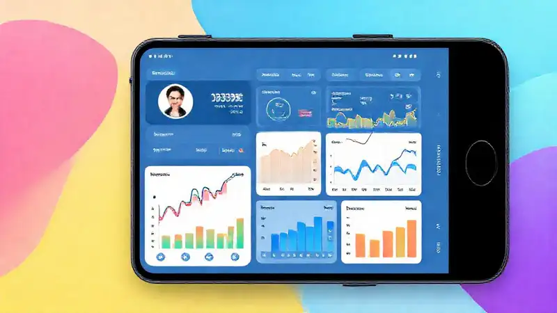 Una app financiera visualiza datos de forma moderna