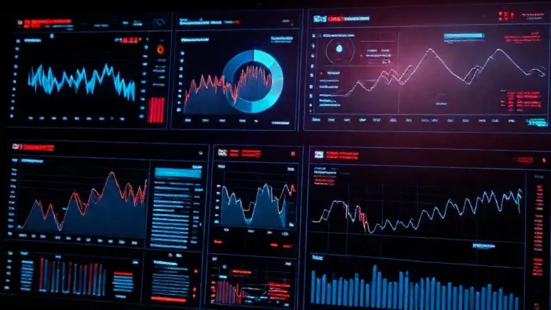 Un ejecutivo monitorea la seguridad digital