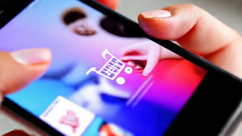 Un teléfono inteligente ofrece compras vibrantes