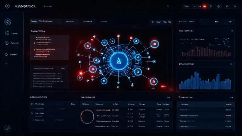 Panel de ciberseguridad visualiza alertas críticas