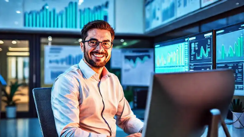 Un experto financiero proyecta optimismo en la oficina