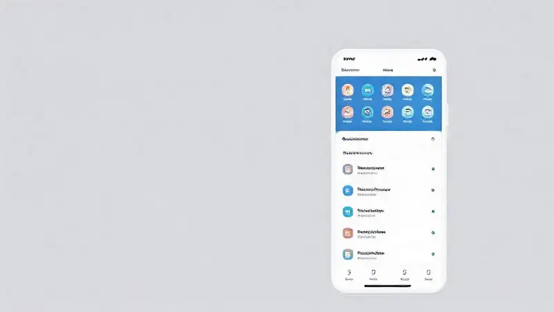 Interfaz digital moderna y organizada