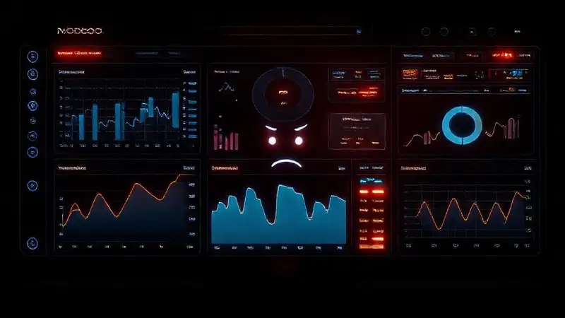 Panel futurista muestra datos críticos