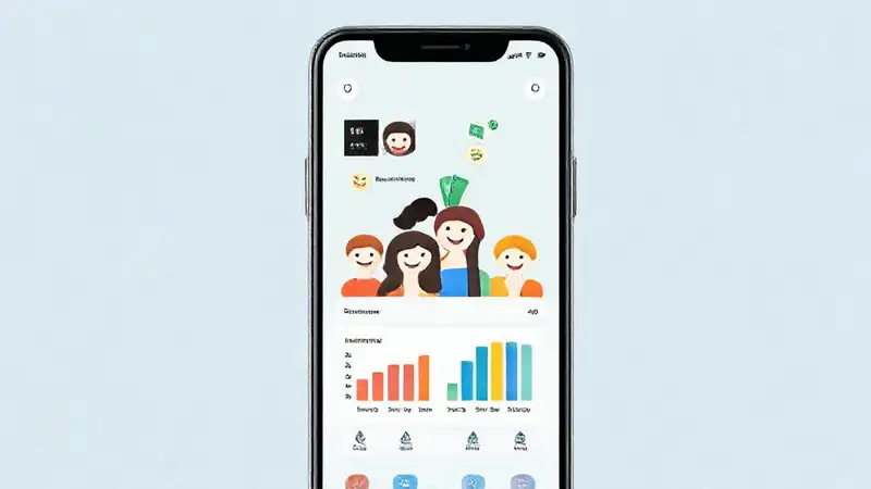 Qué características debe tener una app para dividir gastos Un smartphone divide cuentas con amigos