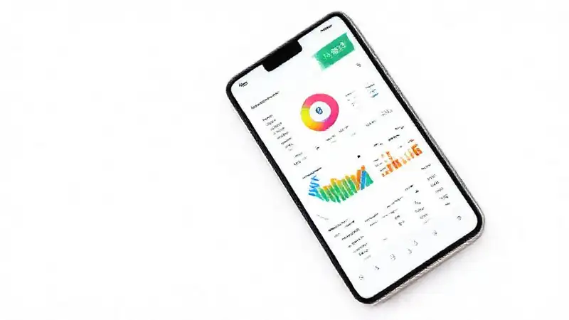 Aplicación moderna visualiza gastos organizados