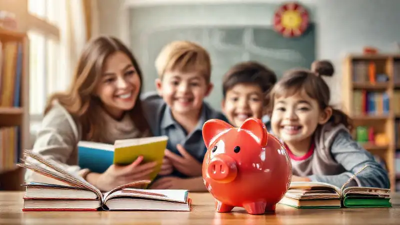 Qué impacto tiene el ahorro en la educación de mis hijos Familia feliz