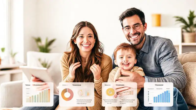 Planificación familiar sencilla y colorida