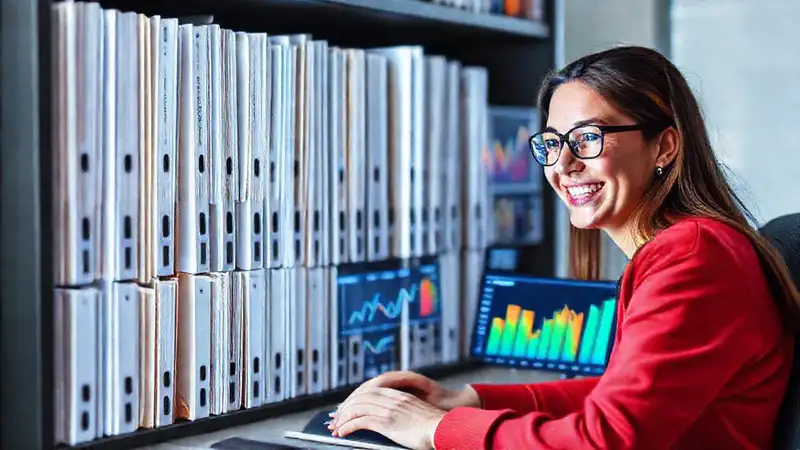 Una base de datos digital eficiente brilla