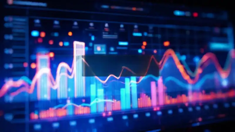 Puede el software generar un análisis de gastos por categoría Visualización digital futurista y elegante