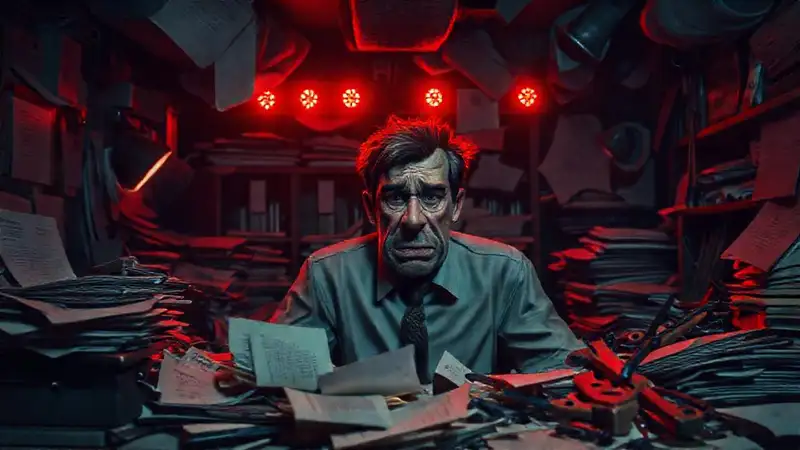 La oficina era un caos financiero