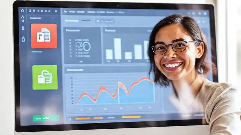 Es sencillo exportar datos del software de reporte de ahorro Interfaz limpia