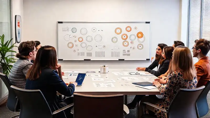 Qué diferencias hay entre la gestión individual y colaborativa Equipo diverso visualiza ideas optimistas