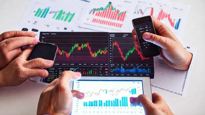 Cómo se comparan las aplicaciones de inversión entre sí Visualización de datos financieros moderna y vibrante