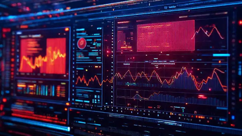 Interfaz digital moderna y visualmente impactante