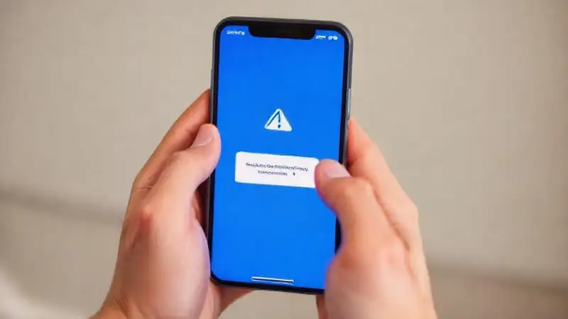 Una pantalla muestra un error frustrante