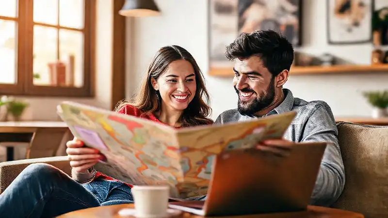 Planifican viaje digitalmente, con alegría