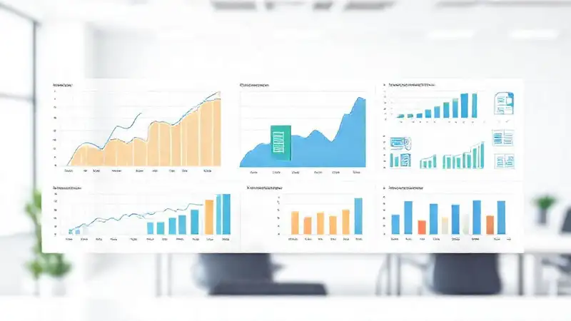Gráficos empresariales claros y organizados visualmente