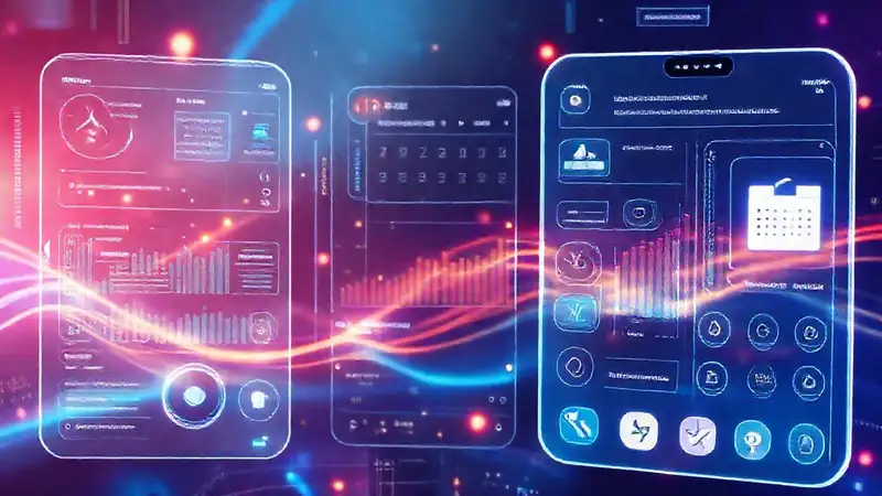 Aplicaciones digitales futuristas son intuitivas y vibrantes