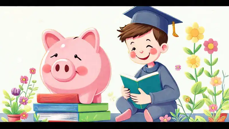 Familia joven y feliz ahorra con éxito