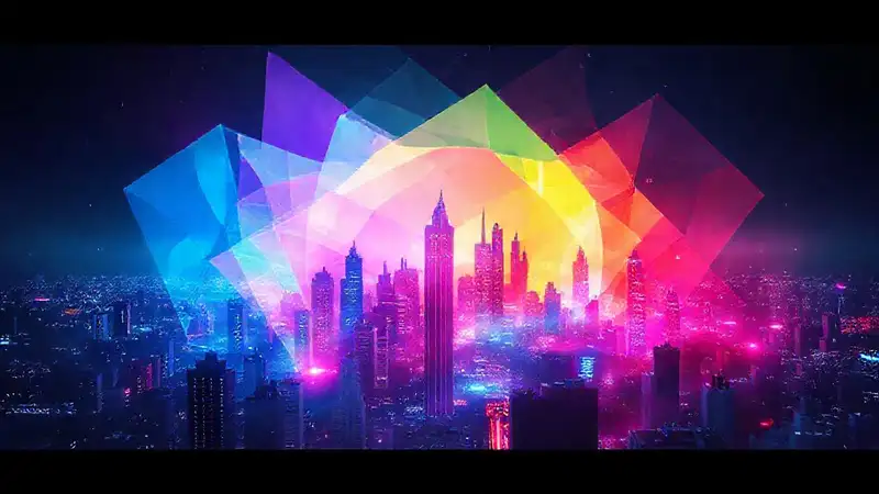 Qué alternativas a las más conocidas existen en este nicho Ciudad futurista digitalmente distorsionada y vibrante