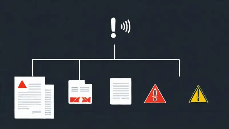 Señalización urgente y clara para informar