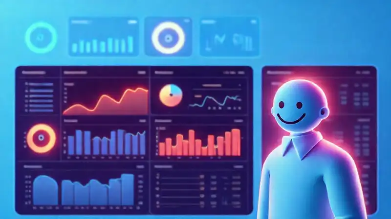 Interfaz digital minimalista refleja éxito y calma