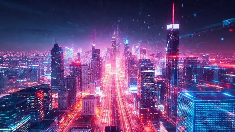 Qué ventajas tiene un software de análisis frente a una hoja Excel Ciudad futurista digital