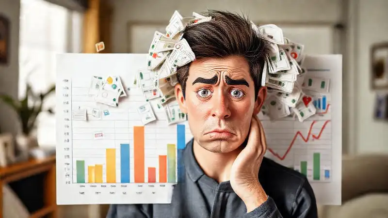 Finanzas estresantes y presupuesto problemático