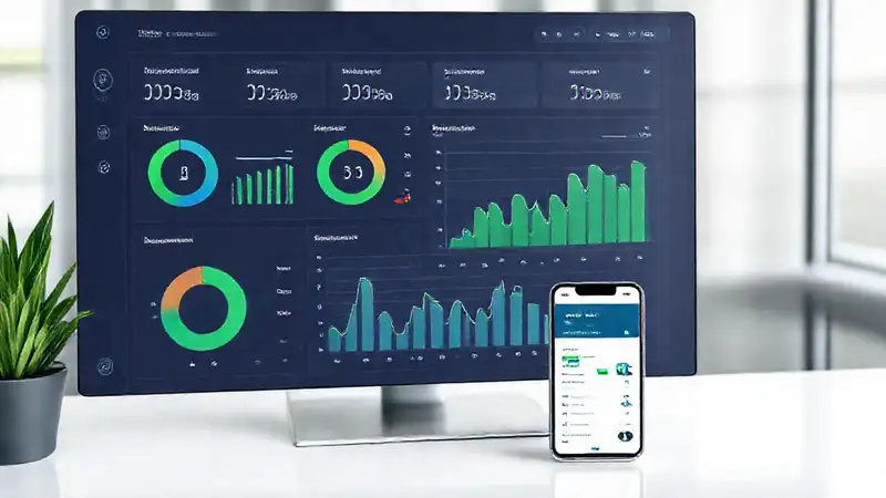 Panel de oficina moderno es visualmente atractivo