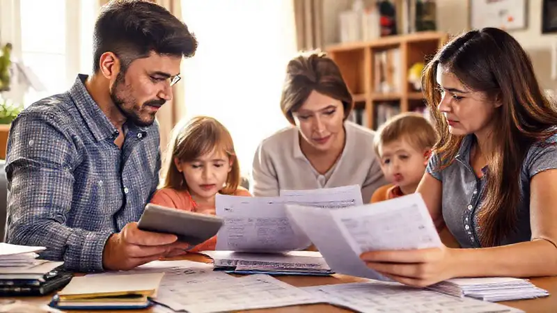 Padres organizados manejan finanzas familiares con seriedad